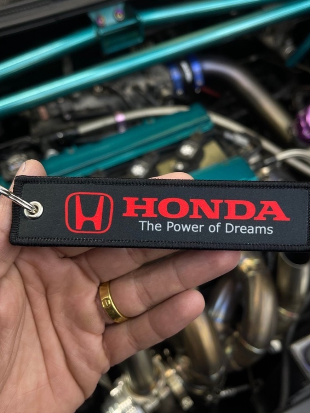Honda Power of Dreams keytag keychain